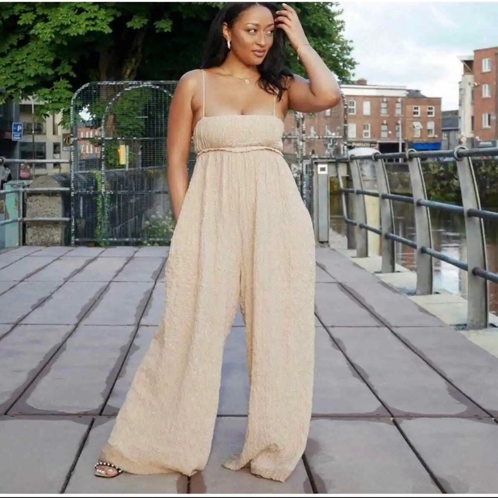 ZARA STRUCTURED LONG JUMPSUIT